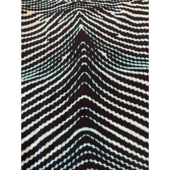 Michael Kos Teal Sheer Over Blouse Small/Medium - Picture 5 of 5